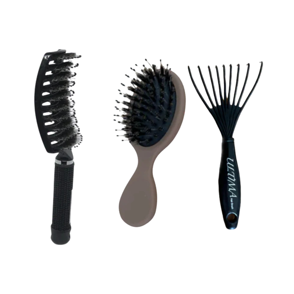 Ultima Black Brush + Mini Brush + Brush Cleaner