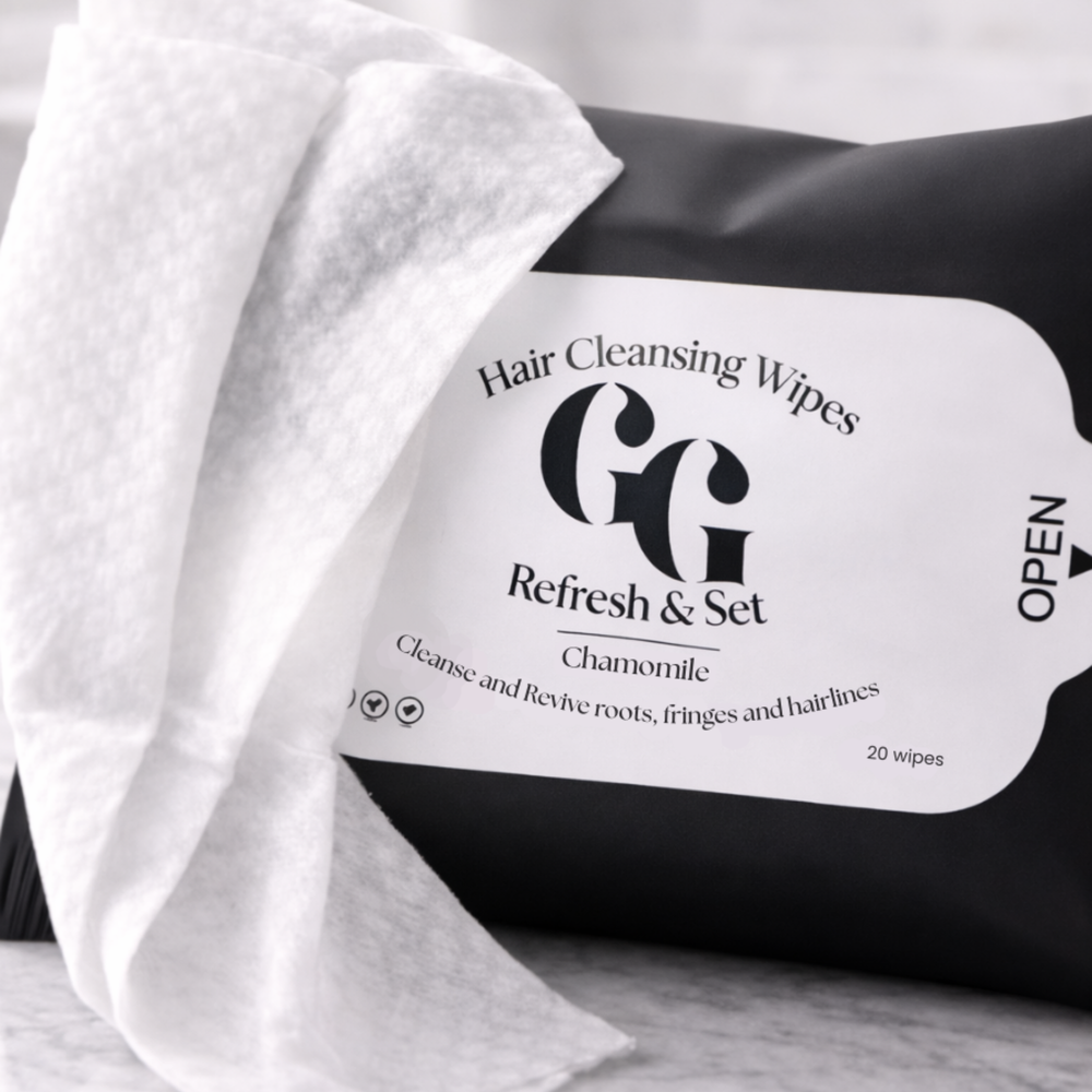 Ultima Hair Cleansing Wipes - pH-balanced scalp reset wipes for oily roots and post-workout hair refresh
